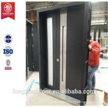 America style front door design, security wood armored door with glass, America doors                        
                                                Quality Choice